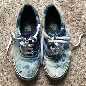 Acid denim sneakers